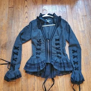 Black Gothic Light Coat